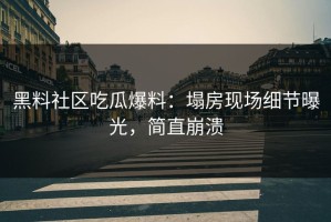 黑料社区吃瓜爆料：塌房现场细节曝光，简直崩溃